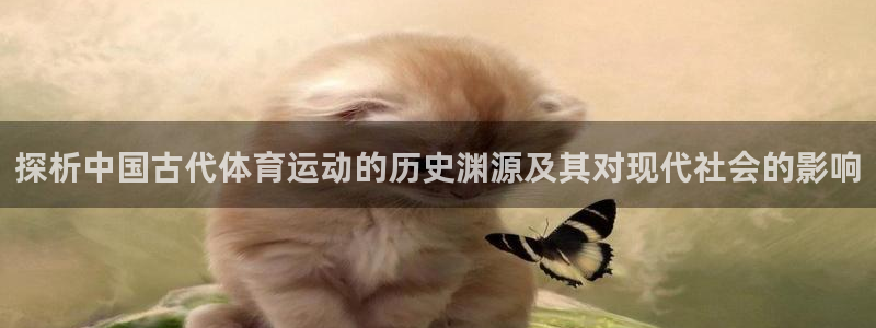 探析中国古代体育运动的历史渊源及其对现代社会的影响