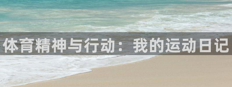 体育精神与行动：我的运动日记